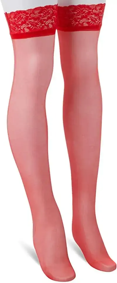 Meia Trifil 7/8 Tule Rosas/renda Silicon