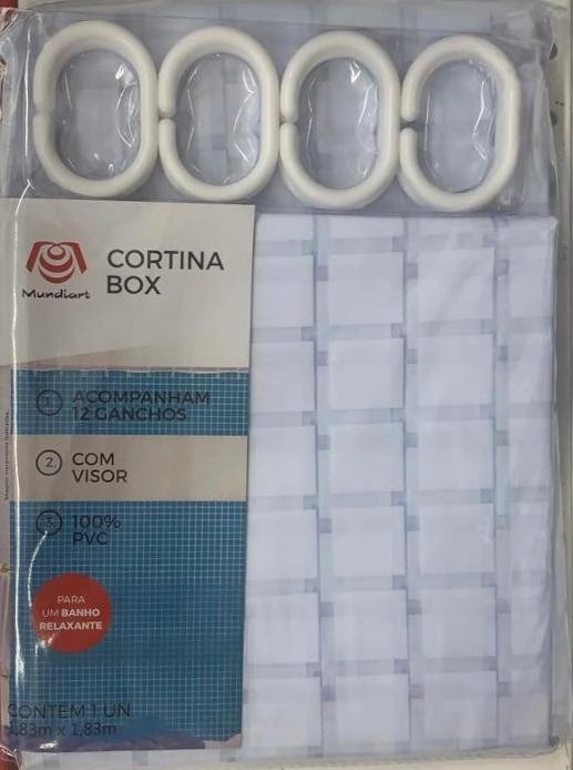 Cortina Mundiart Box 1,78x1,73m