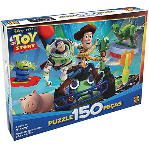 Quebra Cabeça Grow 02485 Puzzle C/ 150 Peças Toy Story