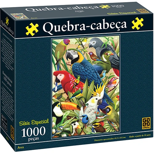 Quebra Cabeça 1000 Peças Aves Grow