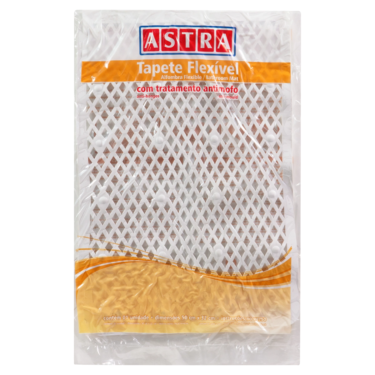 Tapete Flexível Branco Astra 50cm X 32cm