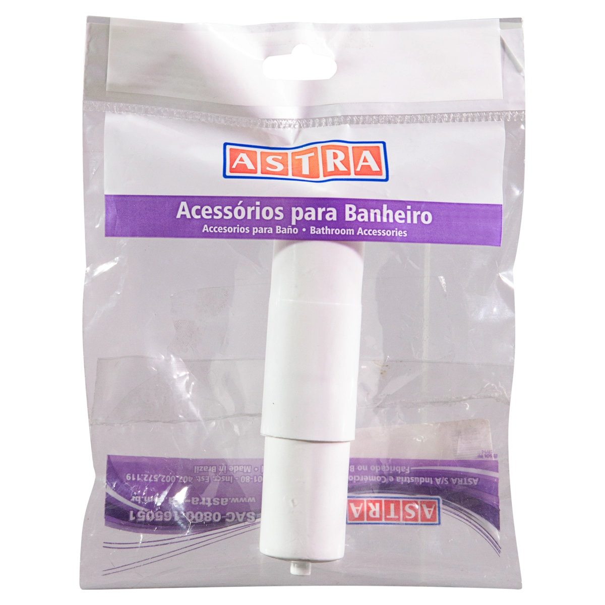 Rolete Para Papel Higiênico Branco Astra