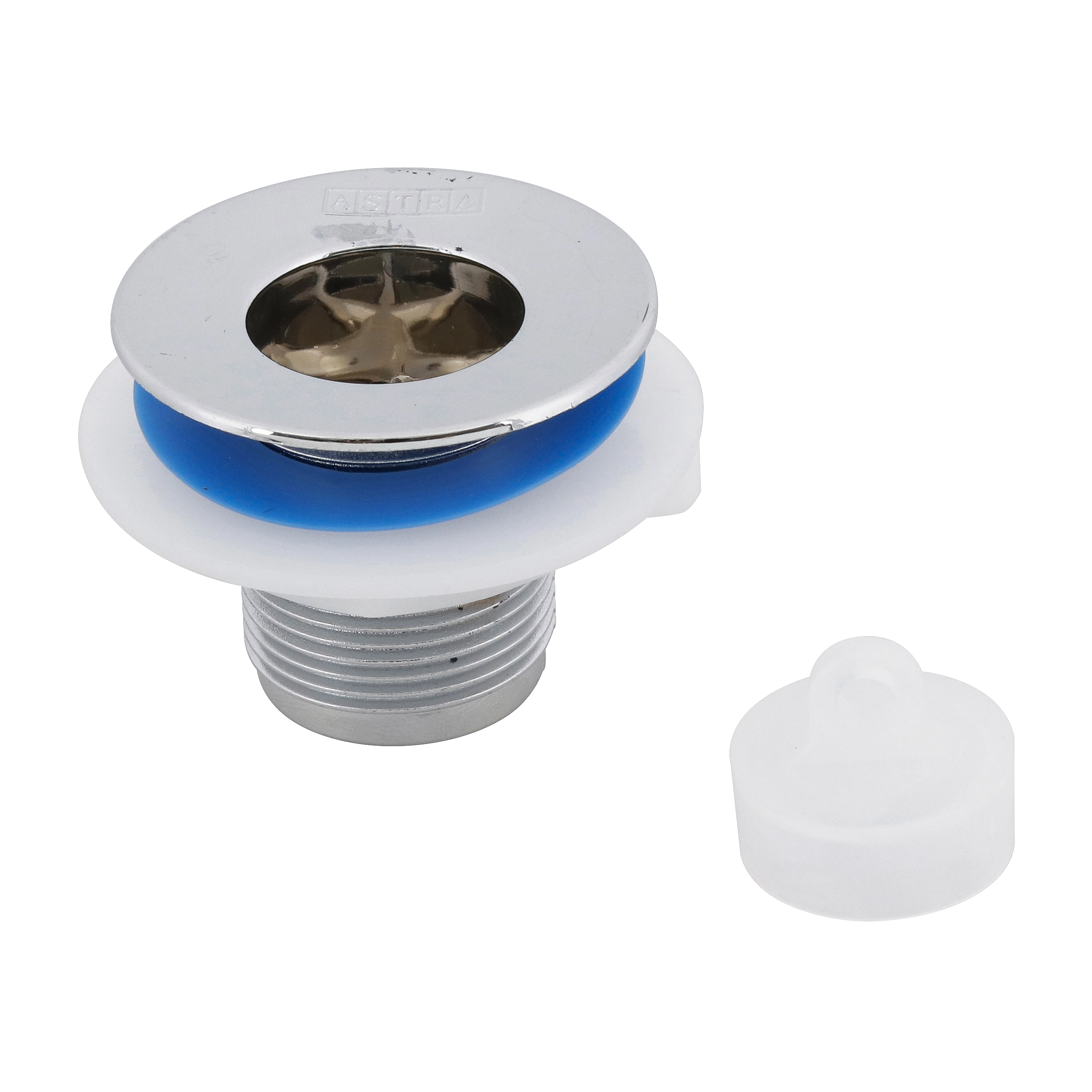 Válvula para Pia de Banheiro Curta com Tampa ABS 7/8" VP2/S Astra