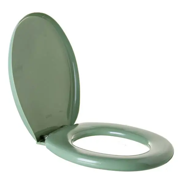 Assento Sanitário Convencional Espuma Verde Claro Fechamento Comum Astra