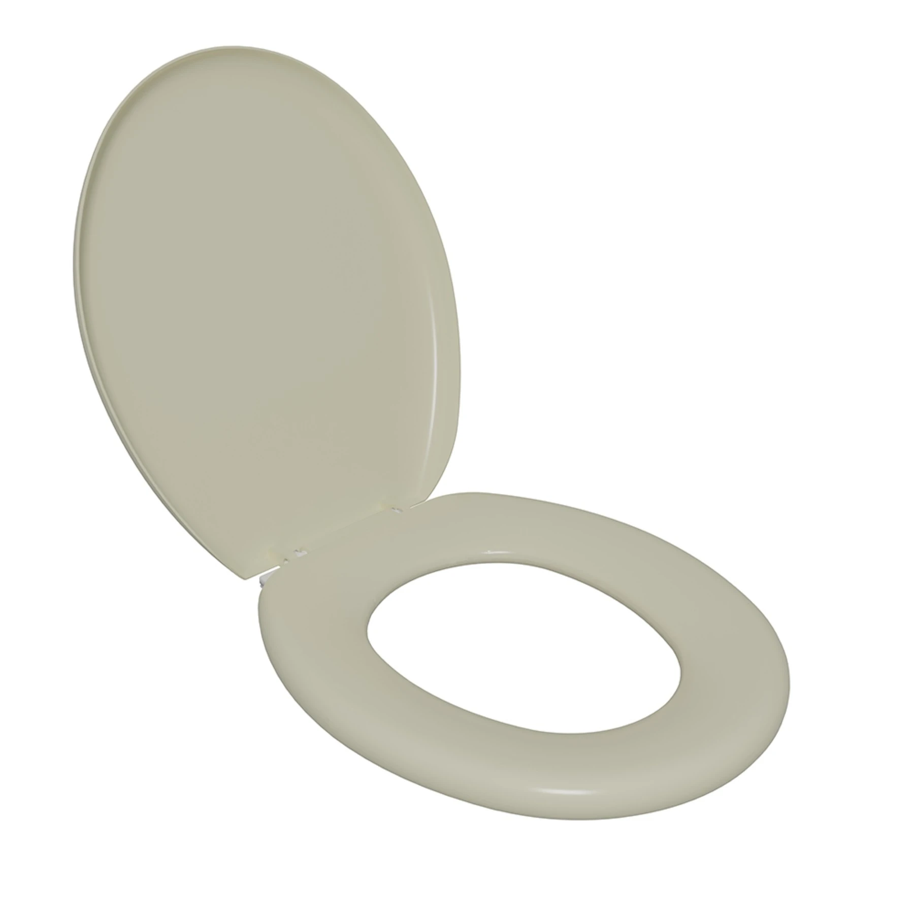 Assento Sanitário Oval Almofadado Bege