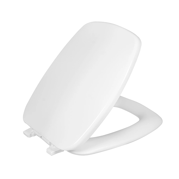 Assento Sanitário Formatos Plástico Branco com Fechamento Comum Astra