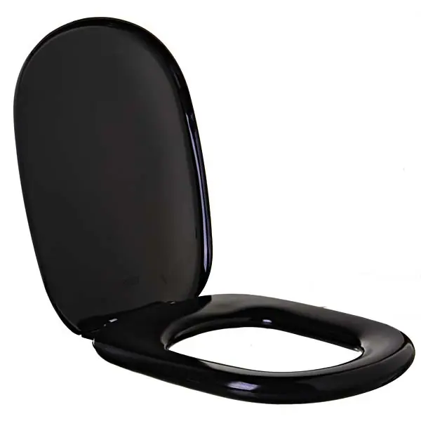 Assento Sanitário Paris/ Ezedra Espuma Preto Fechamento Comum Astra