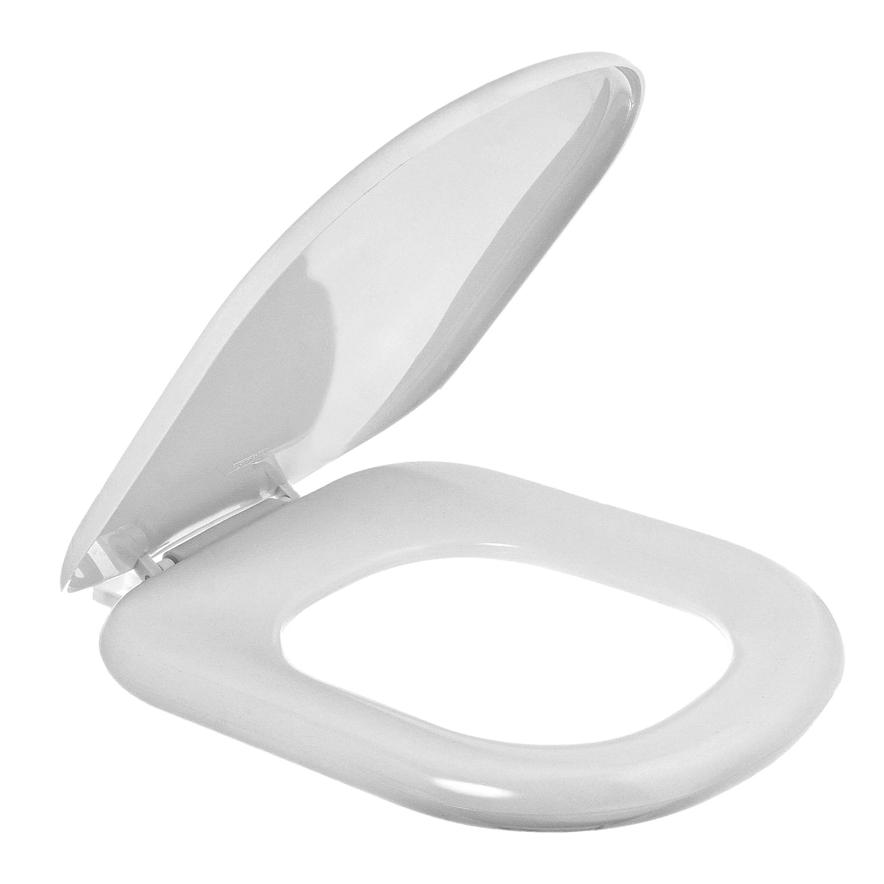 Assento Sanitário Almofadado Formatos Vogue Plus, Vogue e Life com Fechamento Comum Quadrado Espuma Gelo Astra