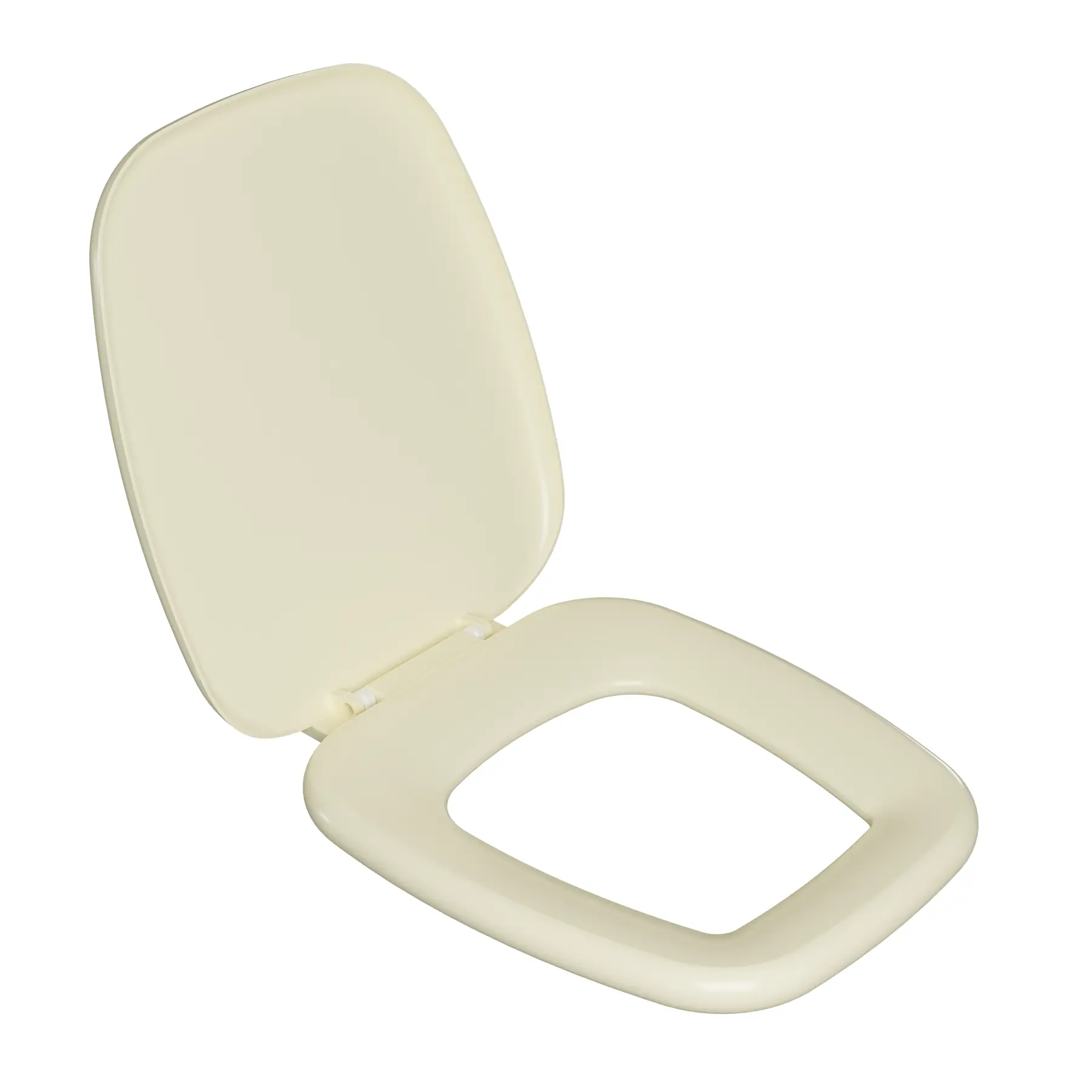 Assento Sanitário Formatos com Fechamento Comum Orgânico Plástico Bege Astra