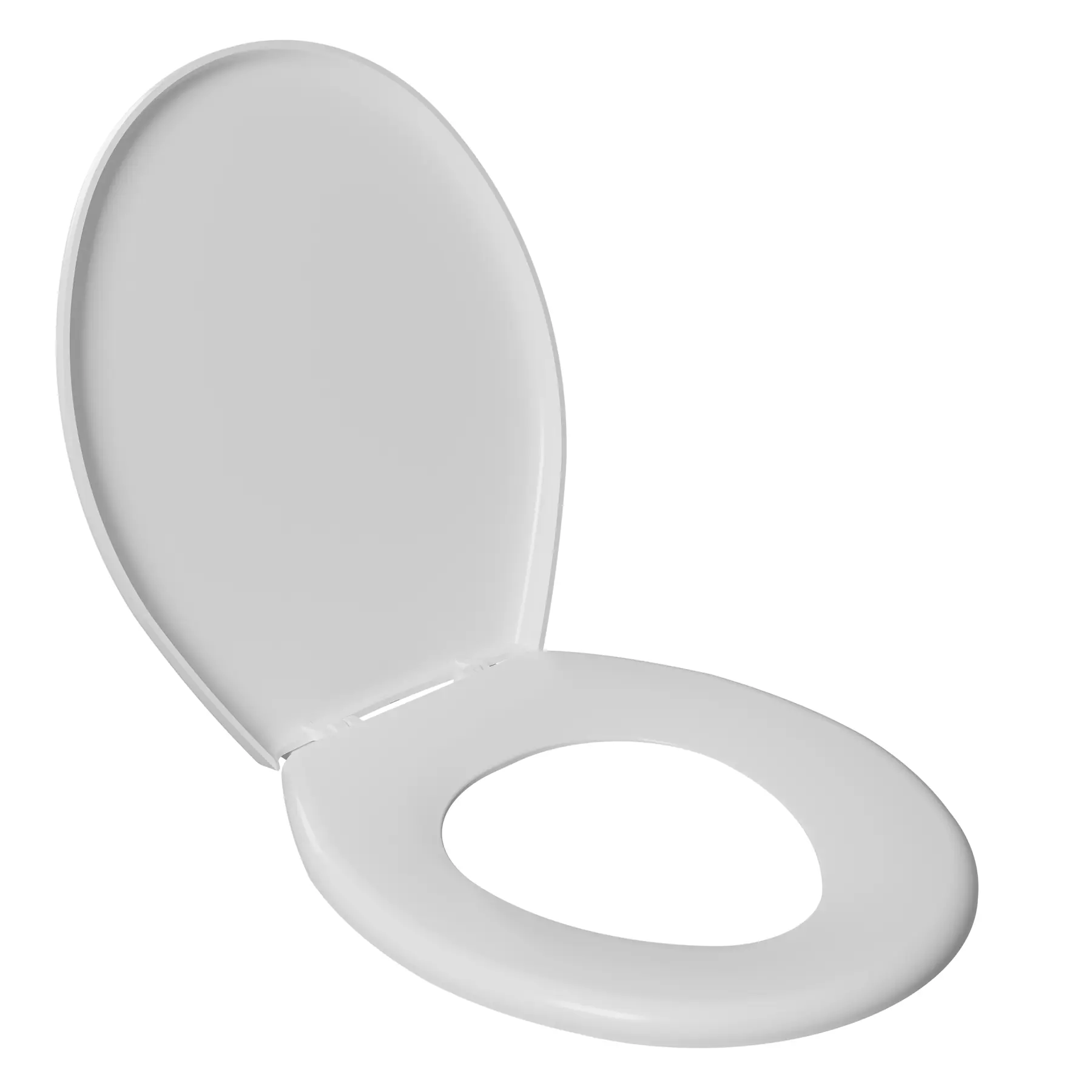 Assento Sanitário Convencional com Fechamento Comum Oval Plástico Branco Astra
