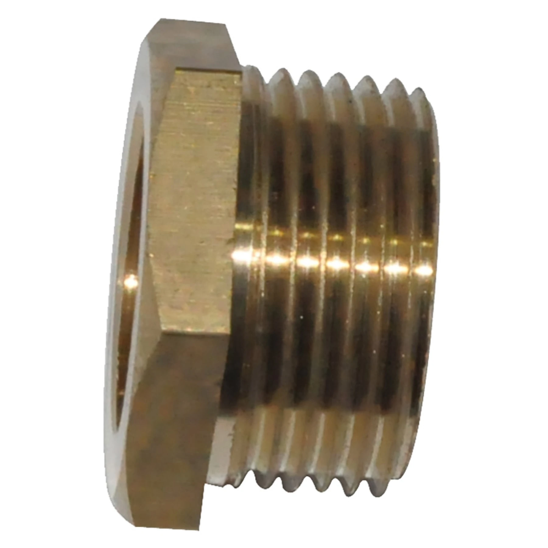 Redutor Latão com Entrada Hexagonal e Rosca Macho Água Fria ou Quente 1/2 x 3/4" Astra