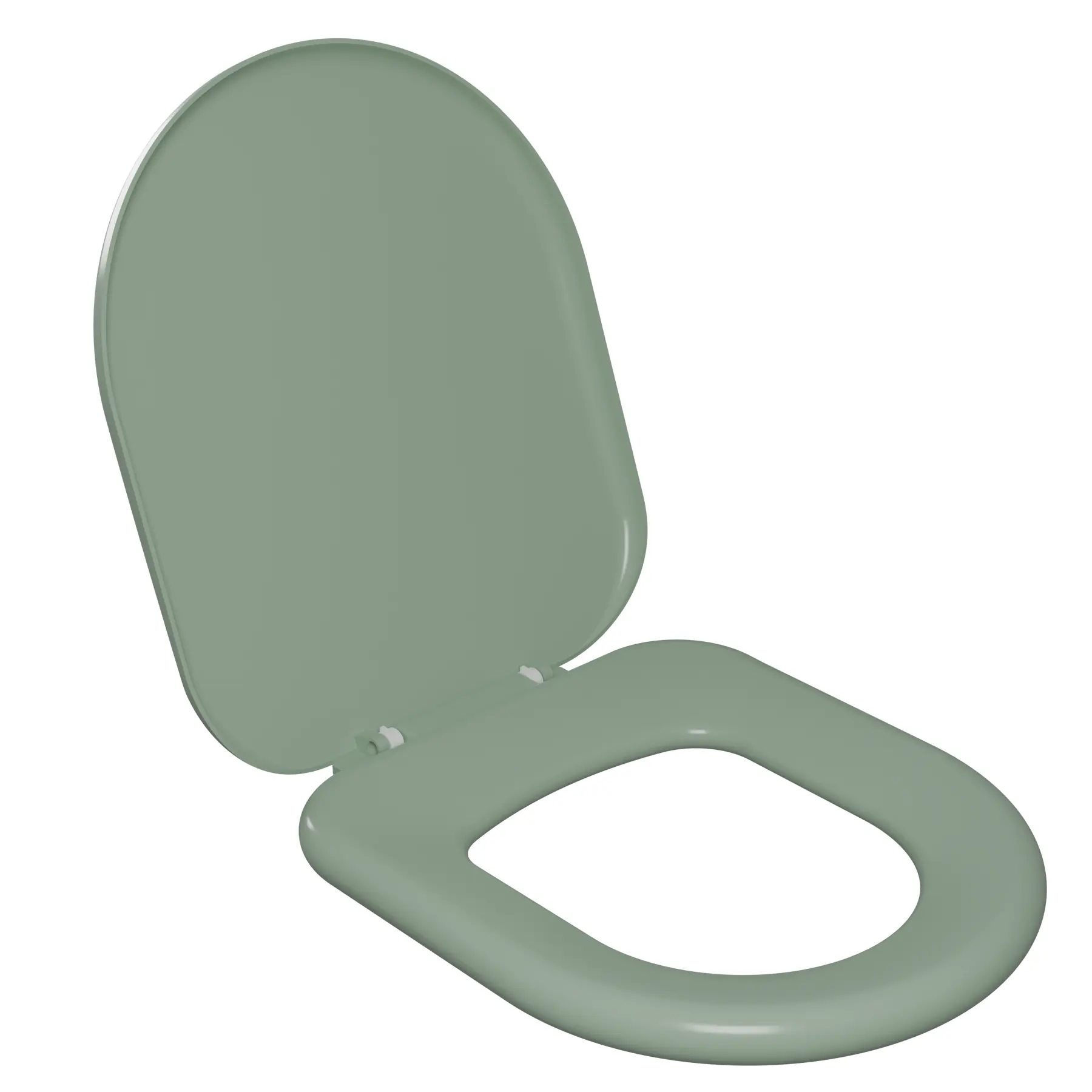 Assento Sanitário Formatos com Fechamento Comum Orgânico Plástico Azul Astra