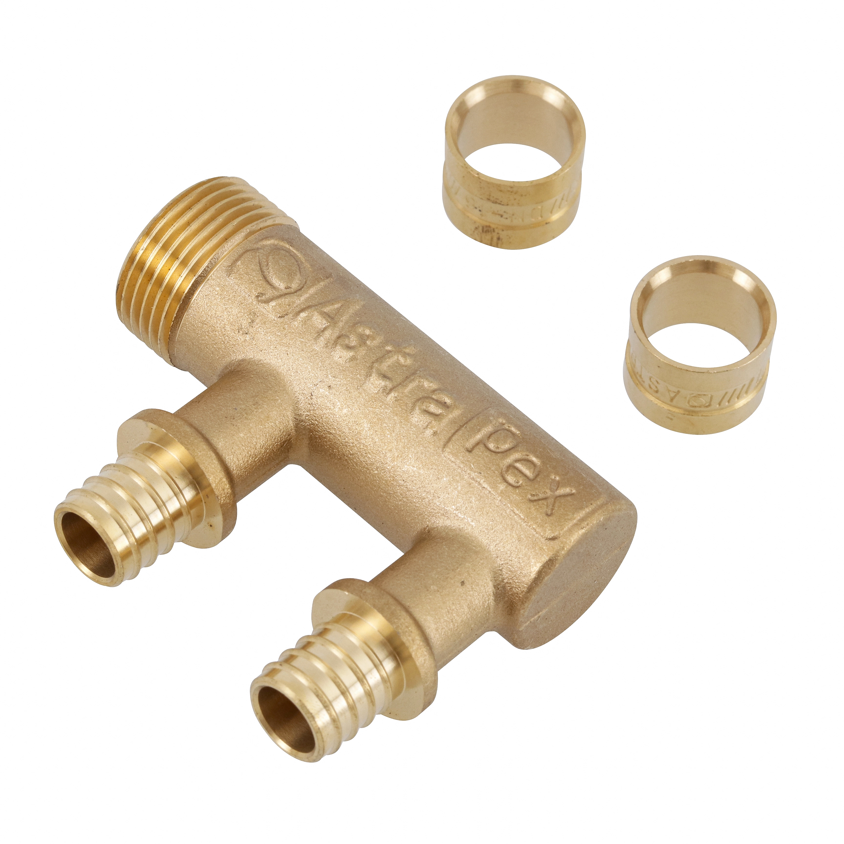 Distribuidor Fechado PEX Água Quente e Fria 3/4" com 2 saídas 16mm Astra