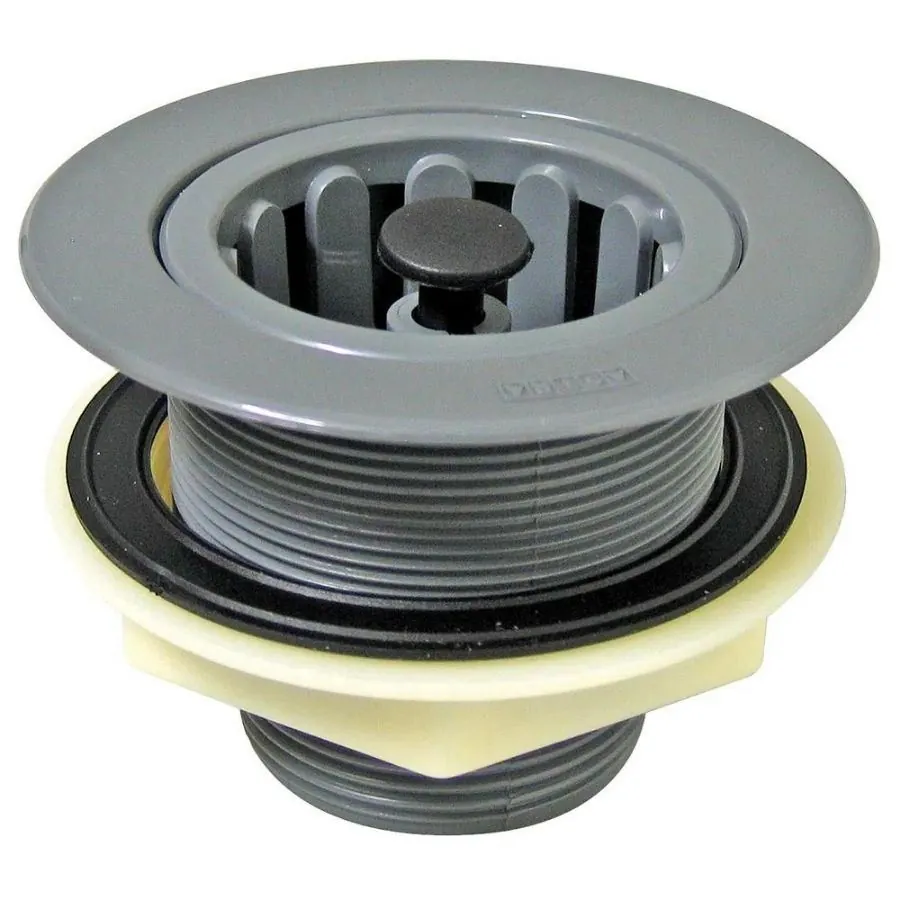 Válvula Americana De 1.1/2 Cinza Sem Adaptador Astra - Va4*czc-47