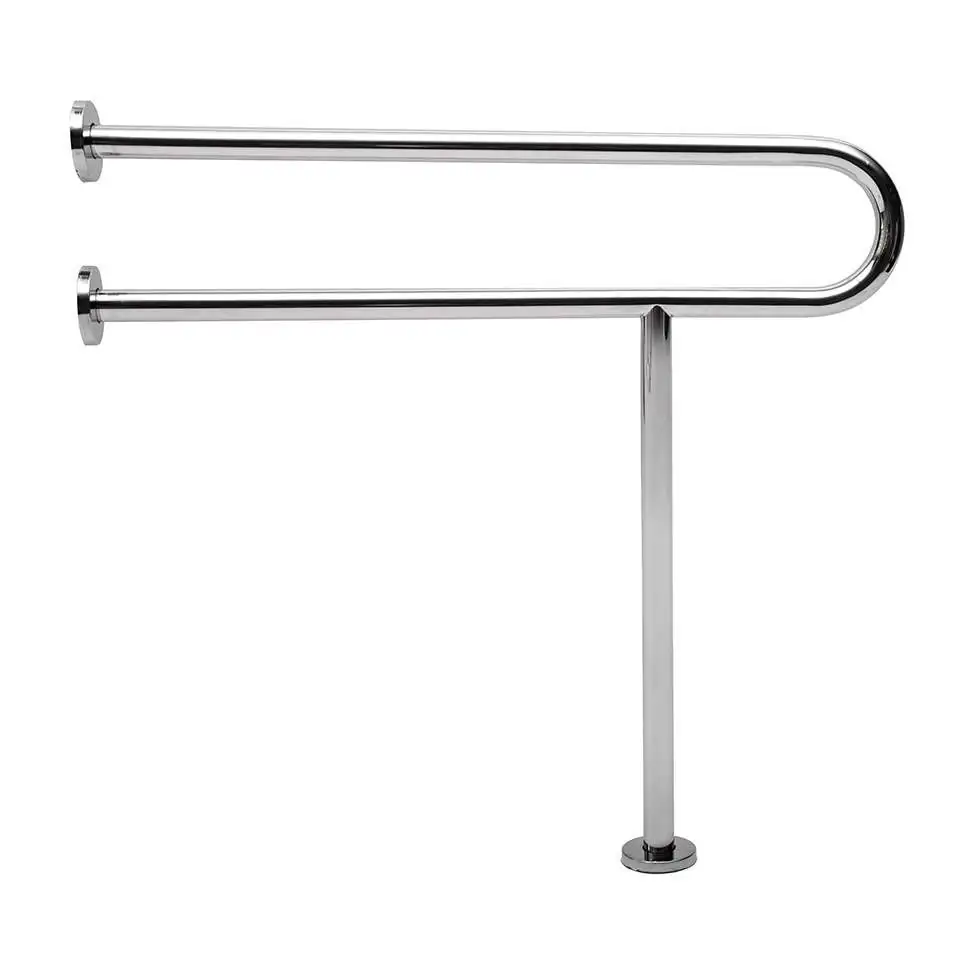 Barra De Apoio Fixa Em Aço Inox 76 Cm Astra