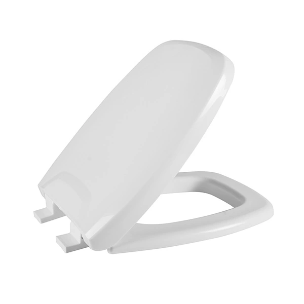 Assento Sanitário Laguna,Prímula  & Stylus Plástico Branco Fechamento Comum Astra