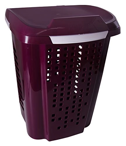 Cesto Roupa Astra 70lt Ropeiro Telado Uva