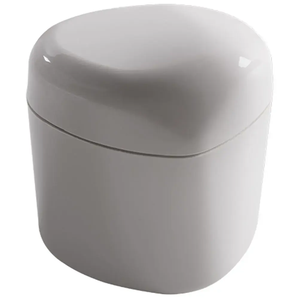 Porta Cotonete Astra 9x7x10cm Argila