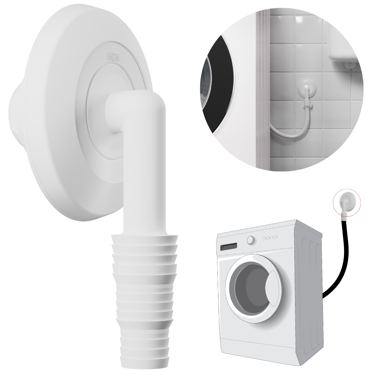 Adaptador Para Máquina De Lavar Roupa | Astra