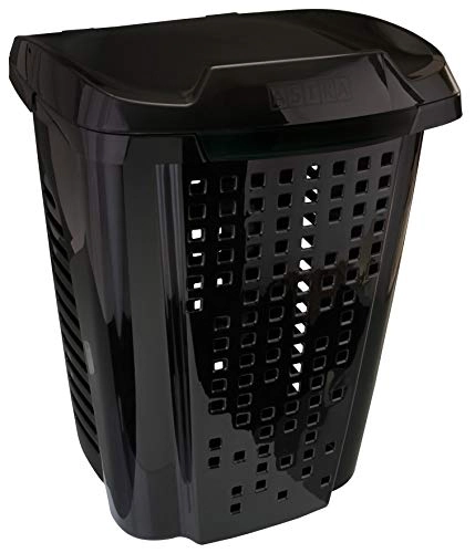 Cesto Roupa Astra 70lt Ropeiro Telado Preto