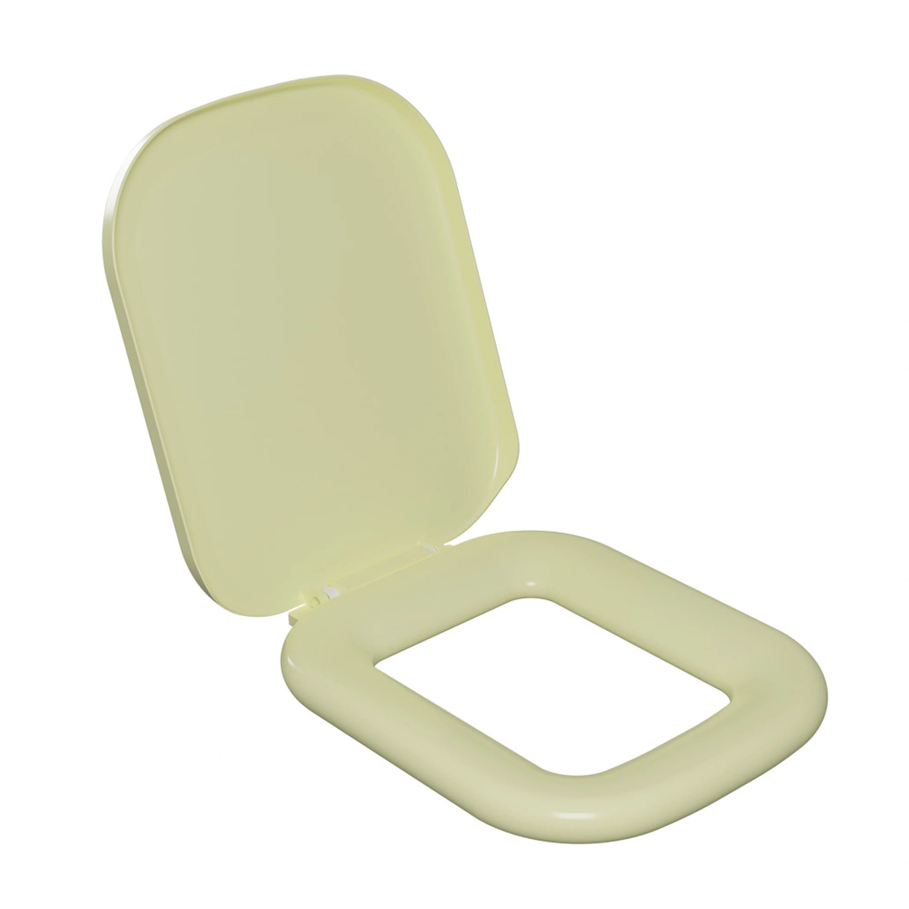 Assento Sanitário Debba, Piano, Polo, Quadra & Unic Plástico Creme Almofadado Astra