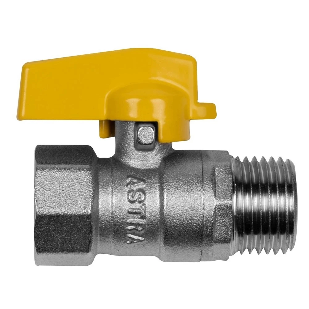 Registro Válvula Esférica Reta Rm X Rf 1/2 Pex Gás Astra