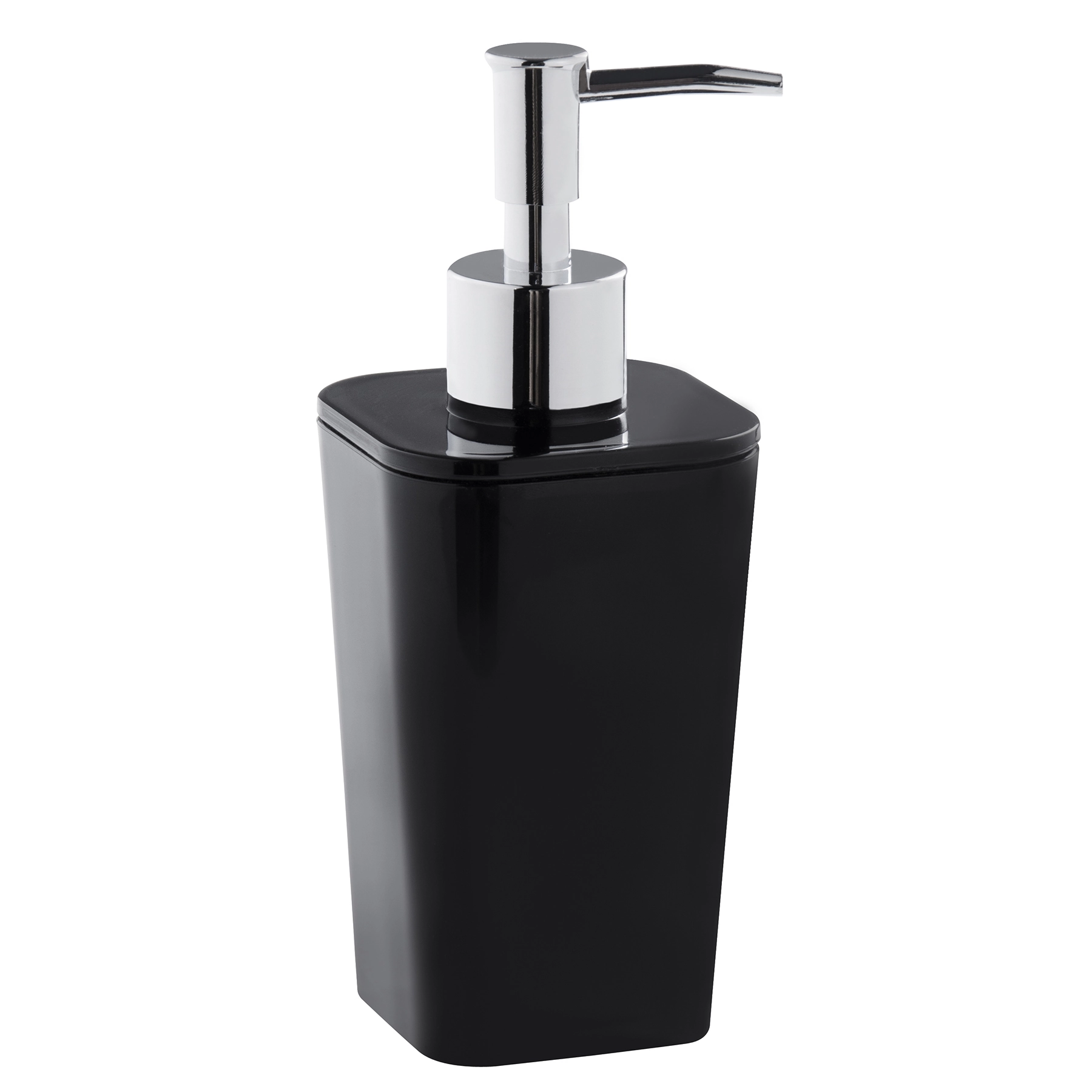 Kit Acessórios de Bancada para Banheiro 2 Peças Plástico Preto KBB2 Astra