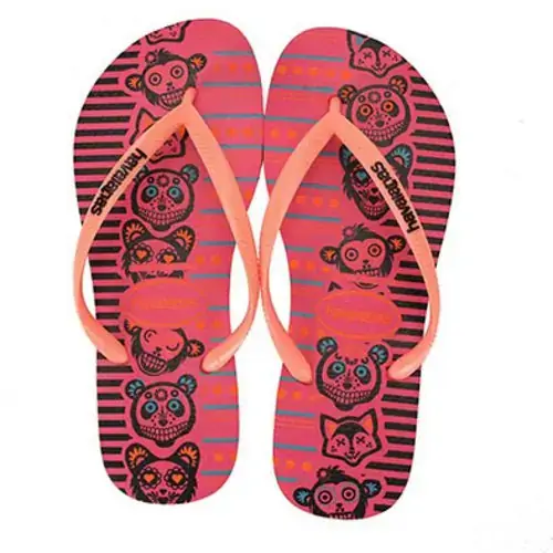 Chin Havaianas Slim Cool Rosa/orq 37/38