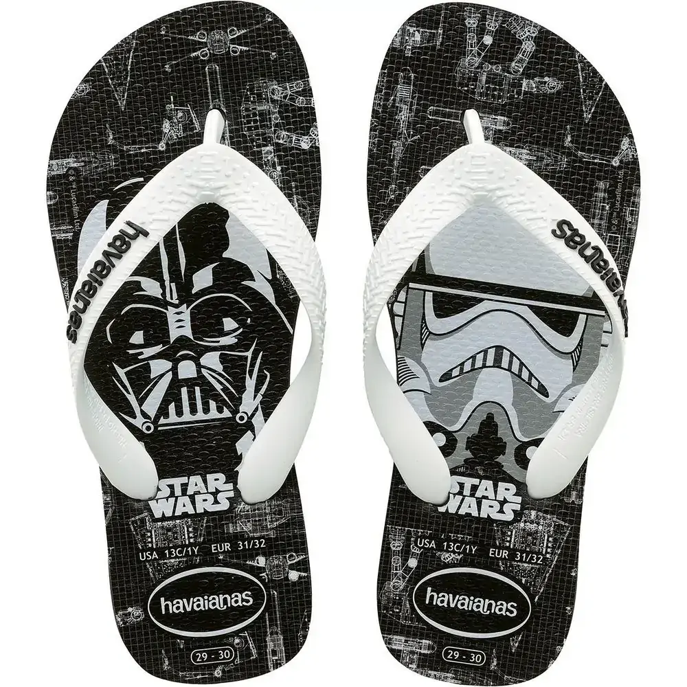 Sandalia Havaianas Kids Star Wars Cza/pto 35/36 1p