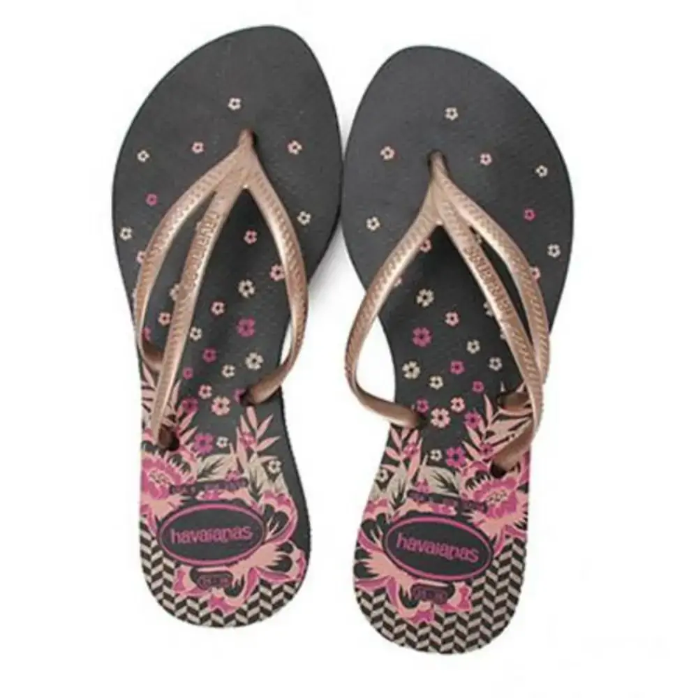 Chin Havaianas Tria Print Preto 35/36