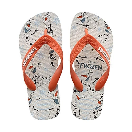 Sand Havaianas Kids Top Olaf 33/34 Bco/laranja