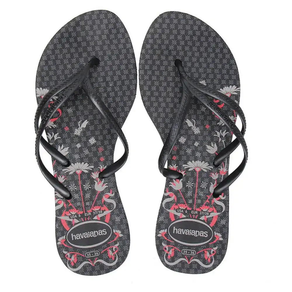 Chinelo Ad Havaianas Tria Print Novo Grafite