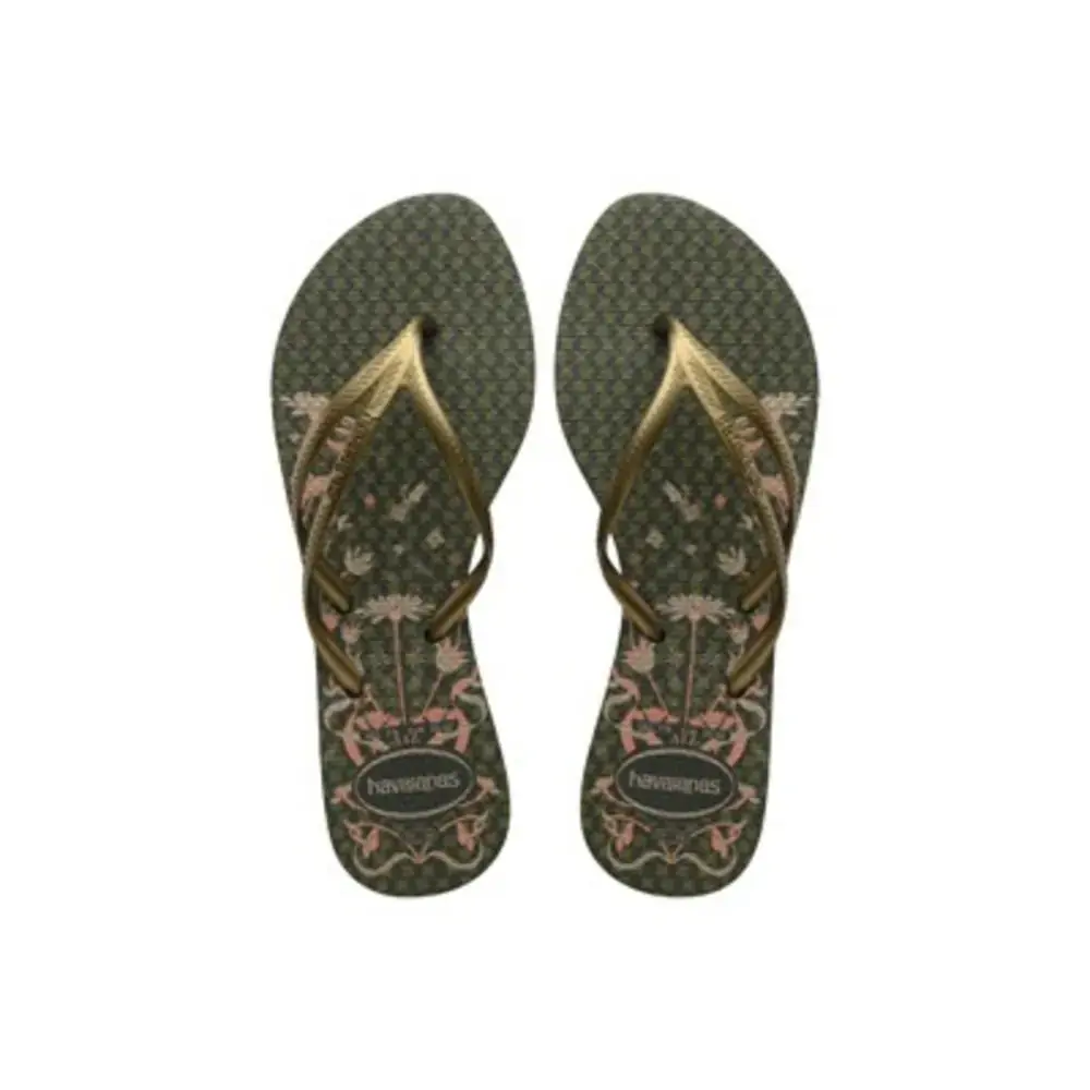 Chinelo Ad Havaianas Tria Print Vd Olive