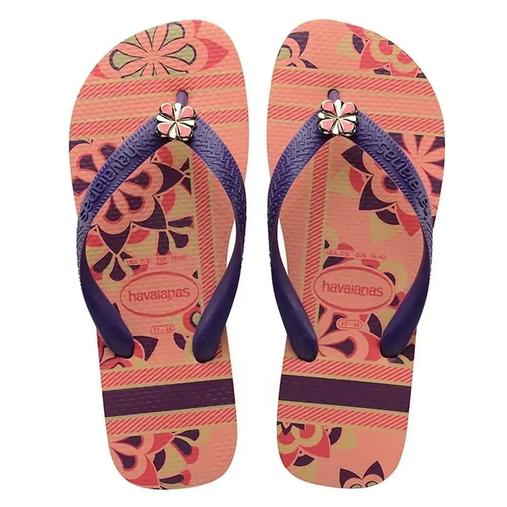 Sandalia Havaianas Top Gracia Cf Rosa Seda