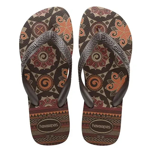 Chinelo Hav Spring Branco/rosa Gold