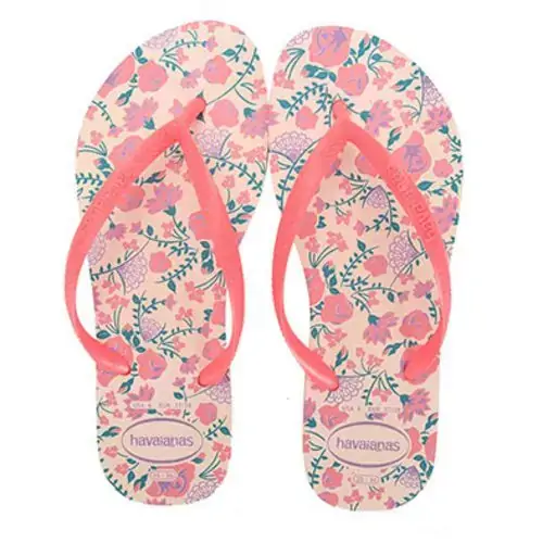 Sand Havaianas Slim Romance Cf 35/36 Bege Palha
