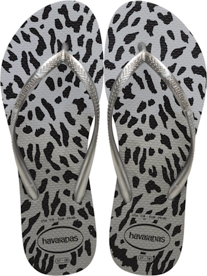 Sand Havaianas Slim Animals 33/34 Cinza/grafite