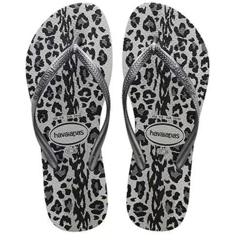 Sand Havaianas Slim Animals 39/40 Cinza/grafite
