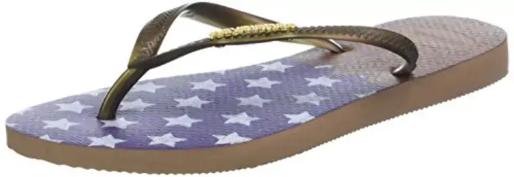 Chinelo Ad Havaianas Slim Heroinas Rose Gold