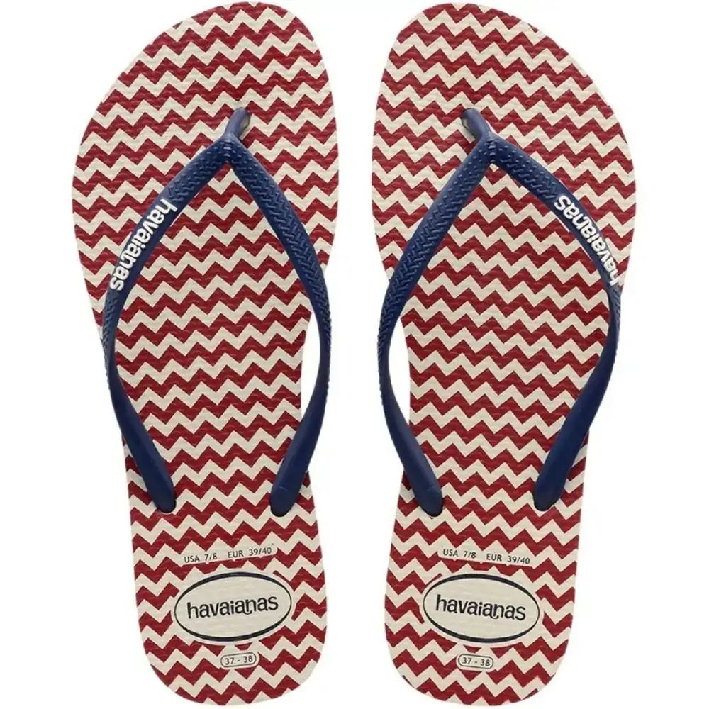 Sand Havaianas Slim Retro Bco/mar 33/42