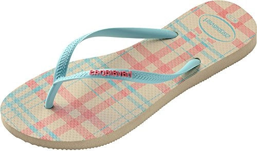 Sandalia Havaianas Slim Retro Bege Palha
