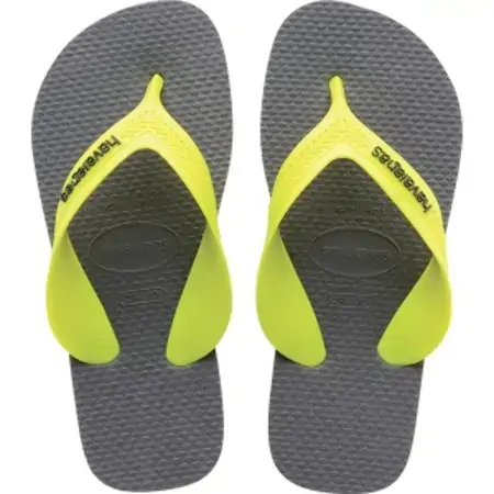Sandalia Havaianas Kids Max Cinza Aco 31/2