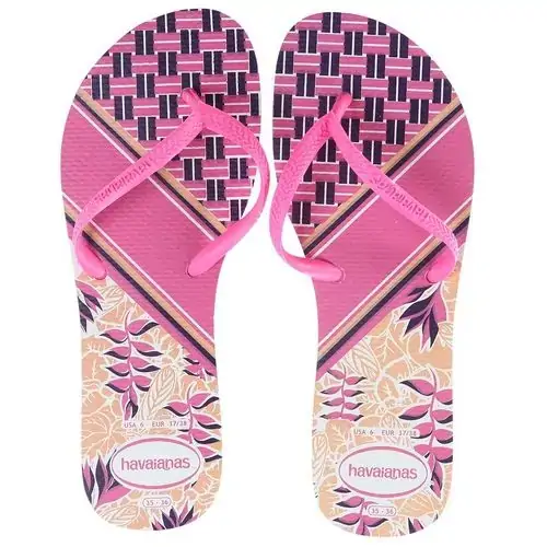Sandalia Havaianas Flat Mix Bco/marav 39/40