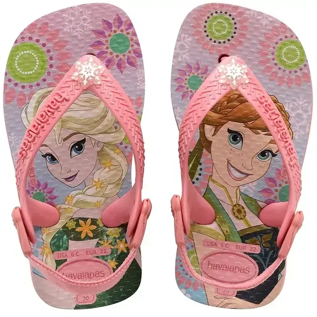 Sand Havaianas Baby Frozen 20 Rosa Boneca