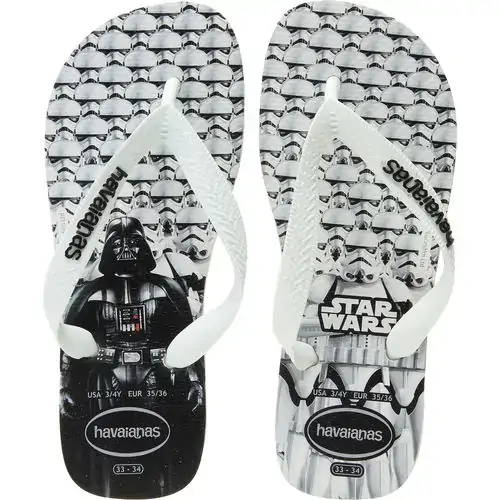 Sand. Havaianas Star Wars Bco/bco