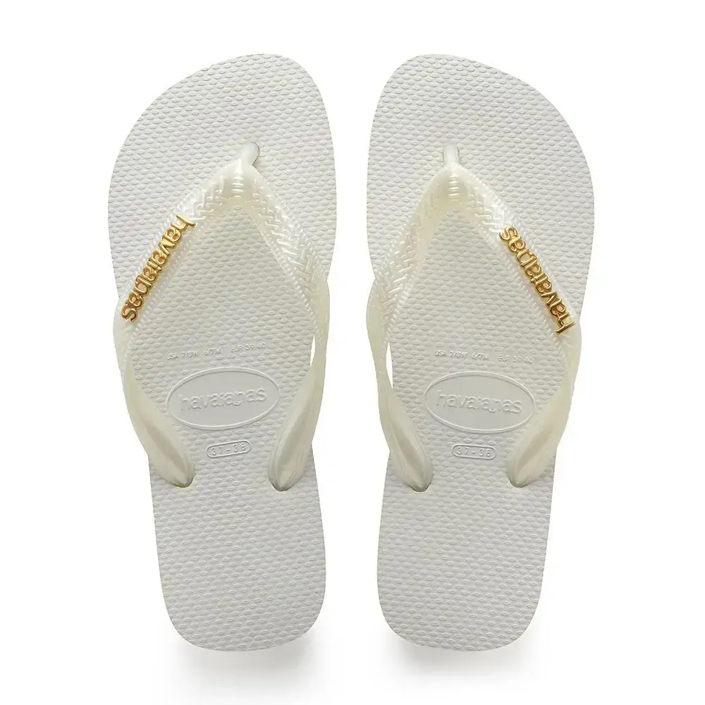 Sand Hav Logo Metallic Branco 39/40