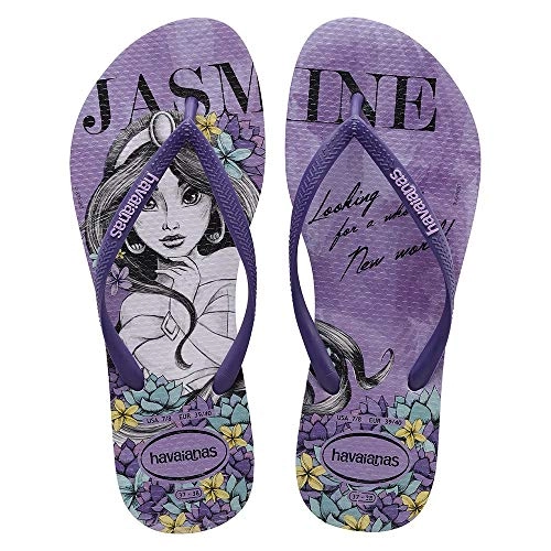 Sandalia Havaianas Slim Princesas Lilas Soft 33/4