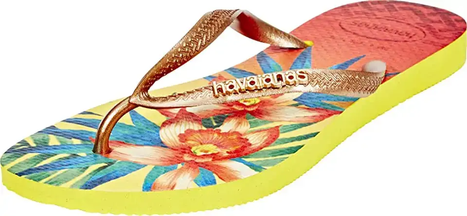 Sand. Hav. Slim Trop. Amarelo Claro 35/36
