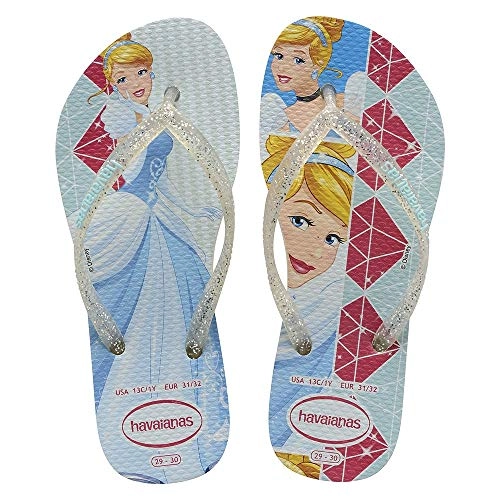 Sandalia Havaianas Kids S.princess 25/26 Bco/bco