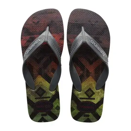 Sand Havaianas Surf 39/40 Preto/cza Chumbo